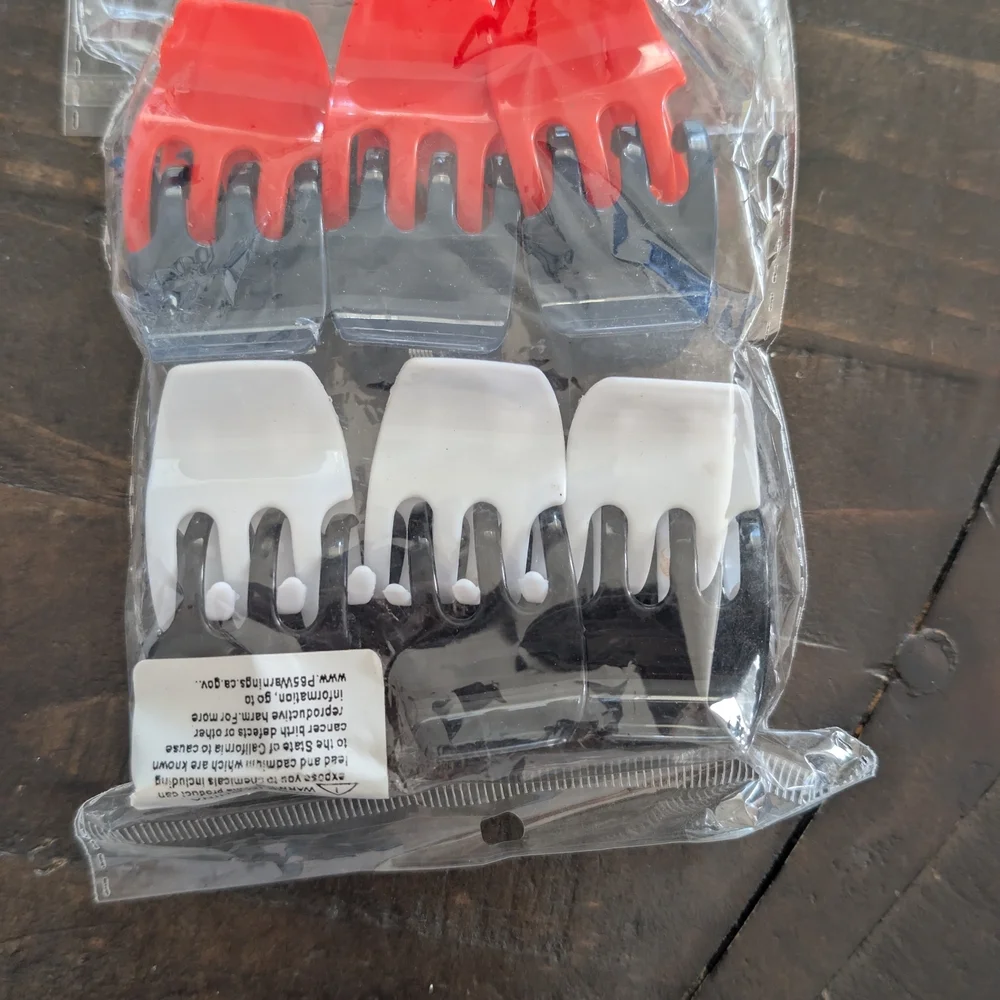 Purple Foam Hair Rollers and Hair Clips Set